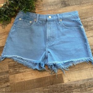 LUCKY BRAND Blue Relaxed Fit Jean Shorts 10.5” Rise, NWT Size 4/27